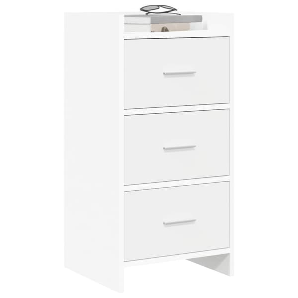Sideboard Vit 40 x 36 x 80 cm Konstruerat trä