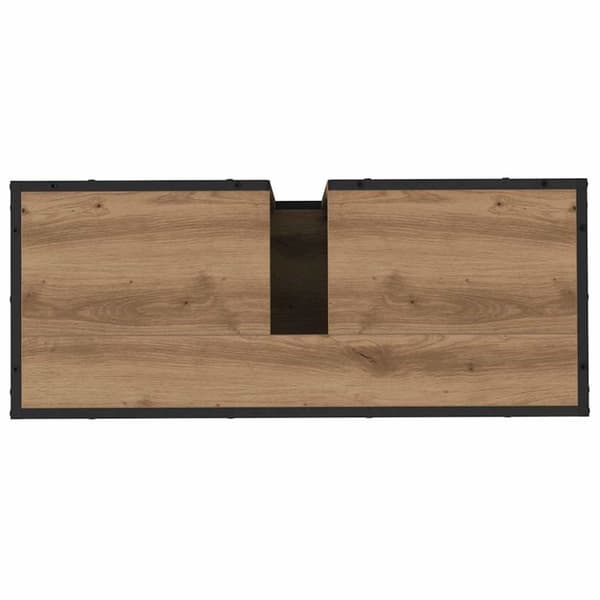Badrumsmöbelset med låda 3 pcs Artisan Ek Konstruerat trä