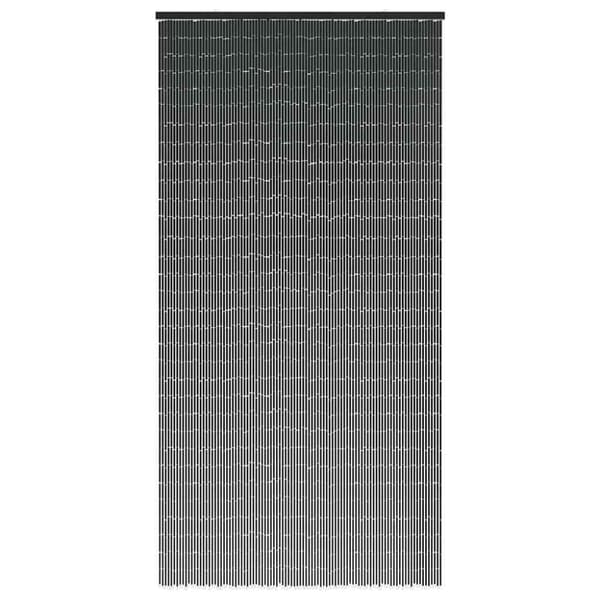 Insektsdörrgardin mörkgrå 100x220 cm bambu