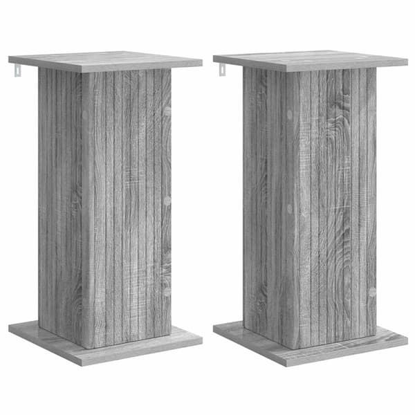 Växtställ 2 pcs Grå sonoma-ek 30,5 x 30 x 60,5 cm