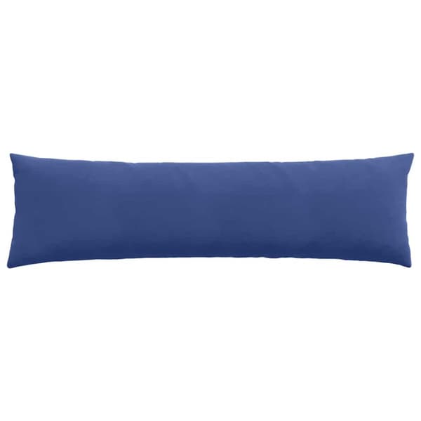Sofakuddar 2 pcs Polisblå 145 x 40 cm Kordread tyg