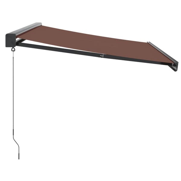 Markis manuellt infällbar 300x250 cm brun