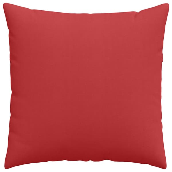 Sofakuddar 2 pcs Röd 80 x 80 cm tyg