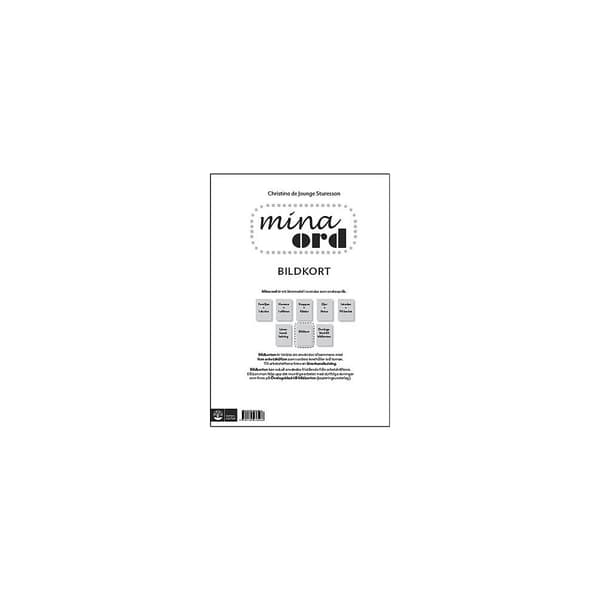 Mina ord Bildkort, andra upplagan (bok)