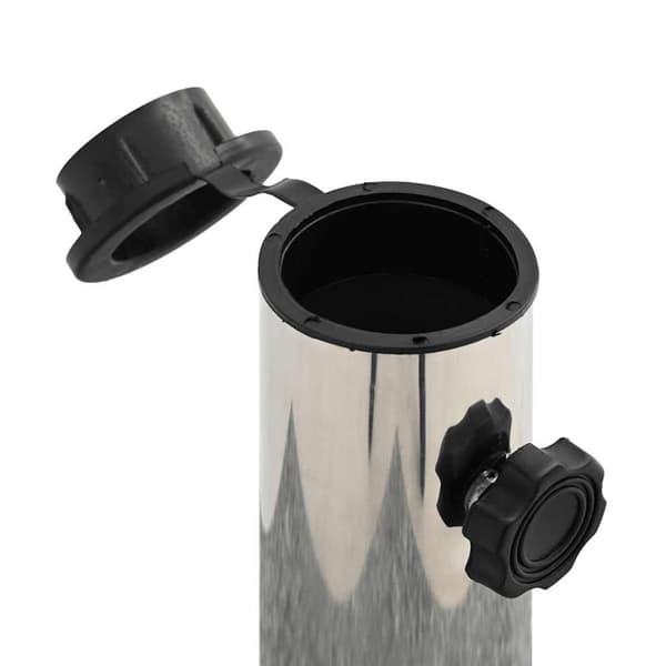 Parasollfot granit 25 kg rektangulär svart