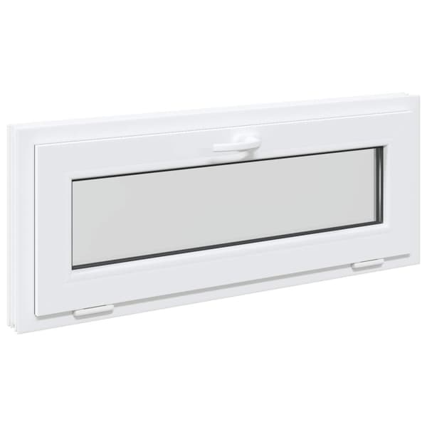 Källarfönster RISOR 110 x 40 cm PVC och glas Vit