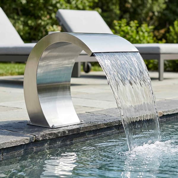 Pool Fontän Silver 61 x 30 x 71 cm Rostfritt stål