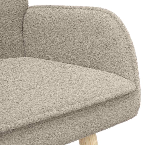 2-sits soffa Ljusgrå 115 x 61 x 87 cm Bouclé