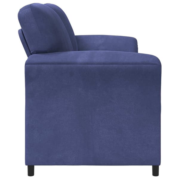 2-sits soffa Polisblå 138 x 83 x 95 cm Sammet