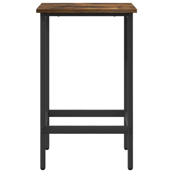Barpall 2 st Rökt ek 40 x 32 x 74 cm Konstruerat trä