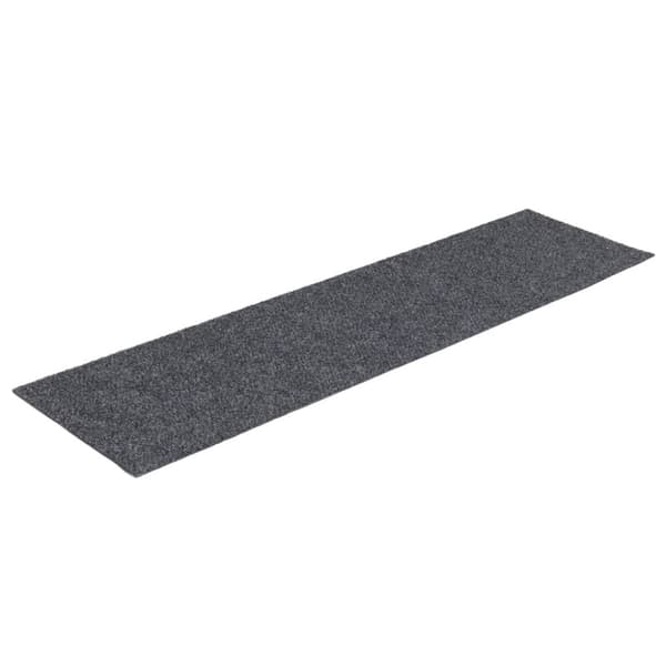 Trappmattor självhäftande 30 st 76x20 cm ljusgrå rektangulära