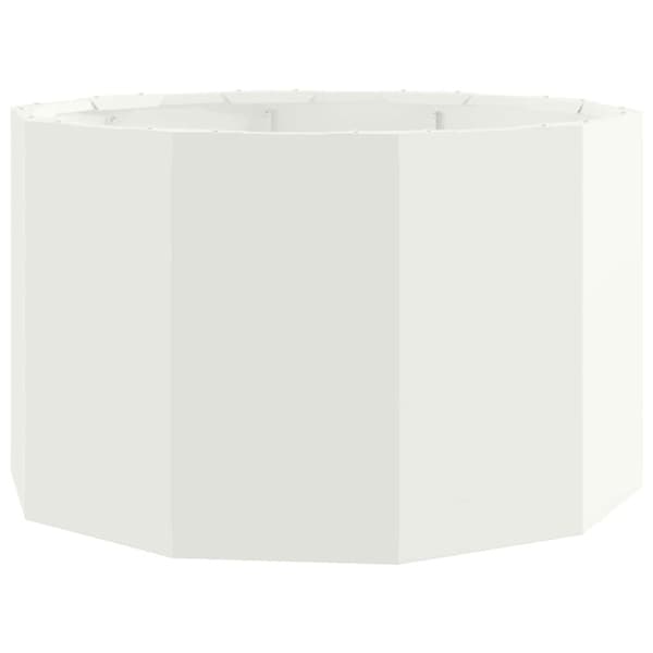 Planteringskärl Vit 60 x 60 x 35 cm Stål