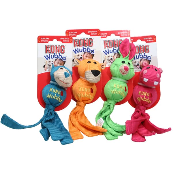 Hundleksak Kong Wubba Mix small 22x5,5cm