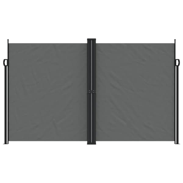 Infällbar sidomarkis 200x600 cm antracit