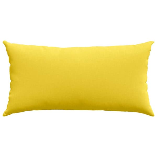 Sofakuddar 2 pcs Ljusgul 80 x 40 cm tyg