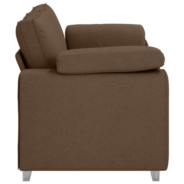 Tvåsitssoffa Brun 180 cm tyg