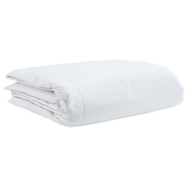 Vinter Täcke med kudde 2 pcs Vit Dunfjäder