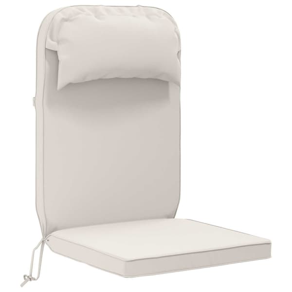 Solsängkudde 100% Polyester Vit 55 x 124 x 5 cm