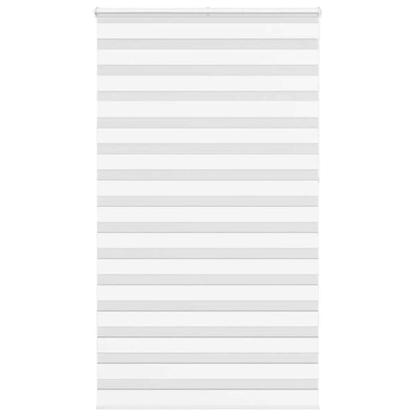 Rullgardin zebra vit 130x230 cm tyg bredd 125,9 cm polyester