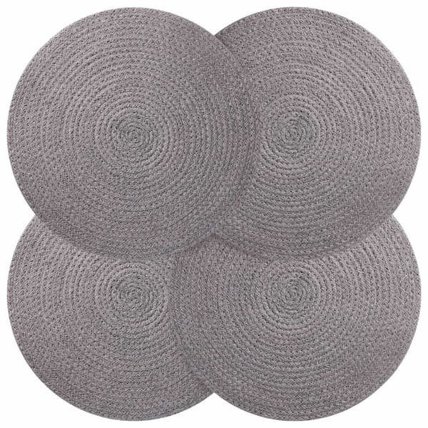 Jute Placemats 4 st Grå 100% Tossa Jute