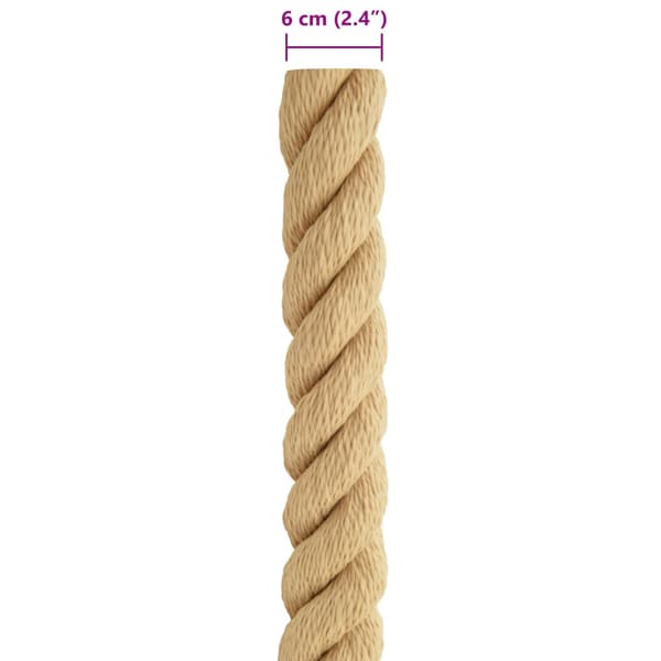 Båtsnöre 5 m 6 Naturlig PP