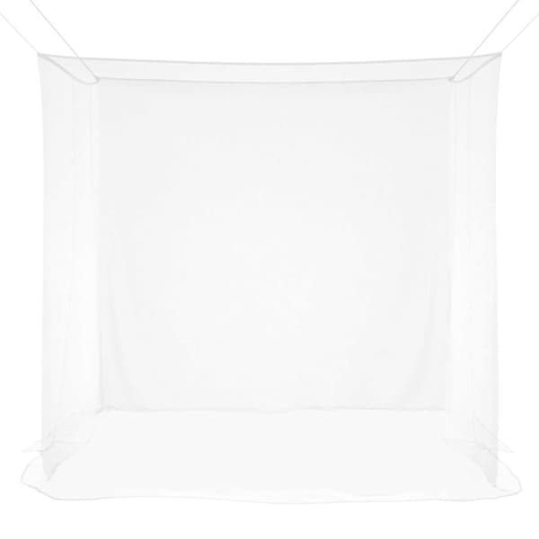 Myggnät för säng 156 nät 3 pcs Vit Polyester