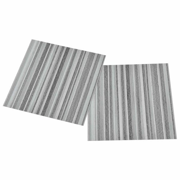 Golvplankor 55 pcs Ljusgrå 5,11 m² PVC