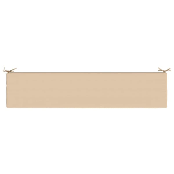 Bänk kudde SOEST 100% Polyester Gräddvit 180 x 40 x 5 cm