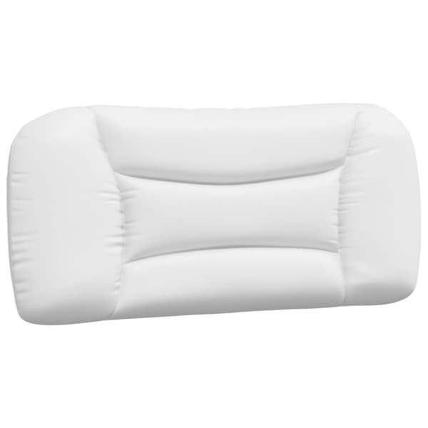 Bed Frame with LED without Mattress "Hvar" White 90x200 cm