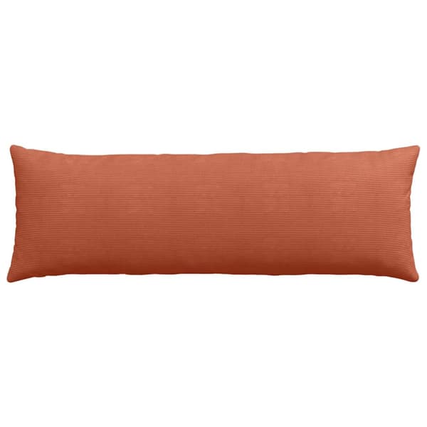 Sofakuddar 2 pcs Röd orange 120 x 40 cm Kordread tyg