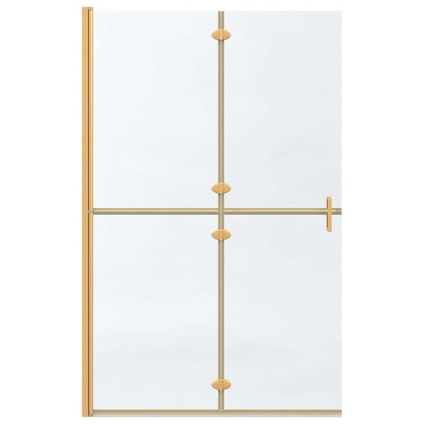 Walk-In duschvägg Guld 120 x 6,5 x 190 cm