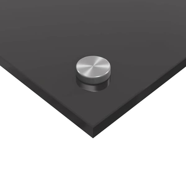 Köksskydd 2 pcs Mörkgrå 80 x 40 cm härdat glas