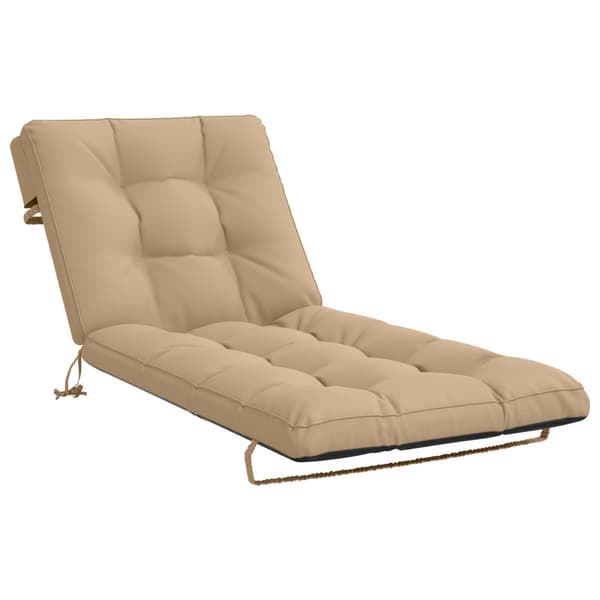 Solstol Kudde VIANEN 100% Polyester Sand 200 x 80 x 8 cm