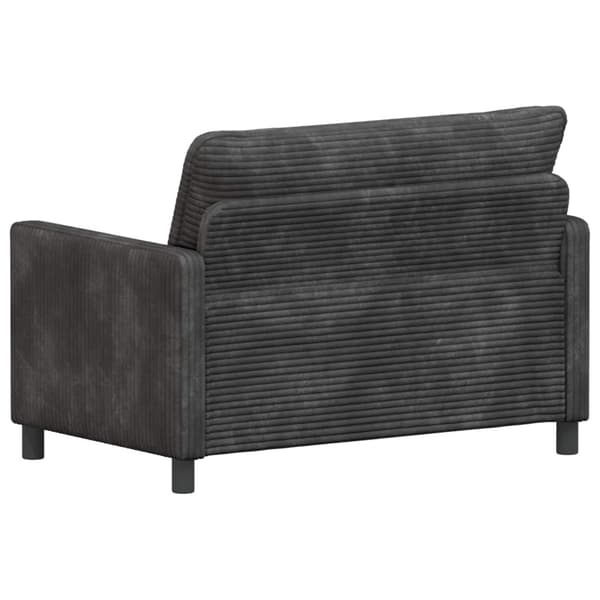 Soffa Mörkgrå 126 x 81 x 87,5 cm Polyester