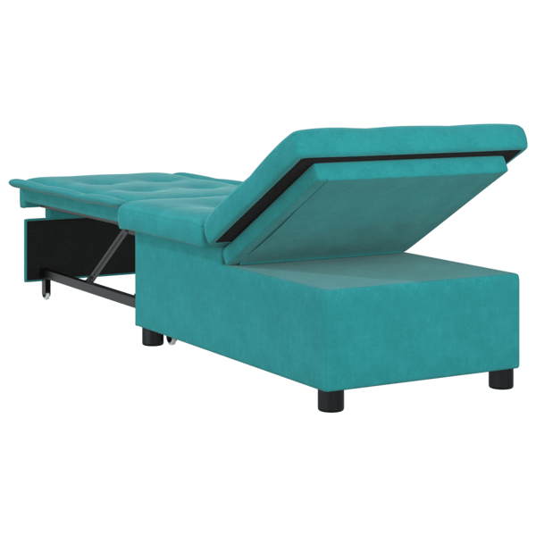 Soffsäng Turkos 194 x 67 x 82 cm Sammet