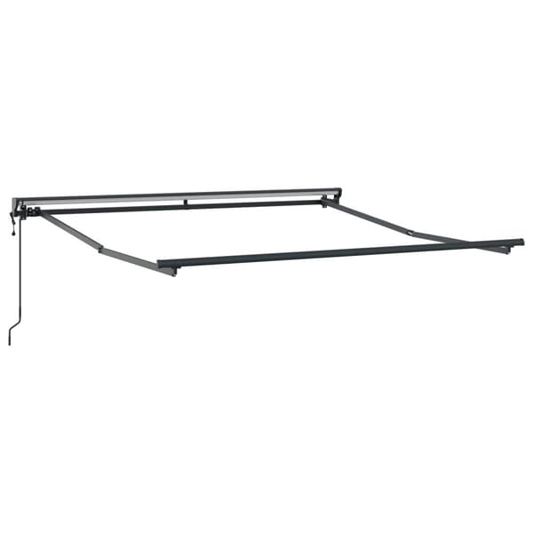 Utdragbar markis Sand 3,5 x 2,5 m Polyester och aluminium