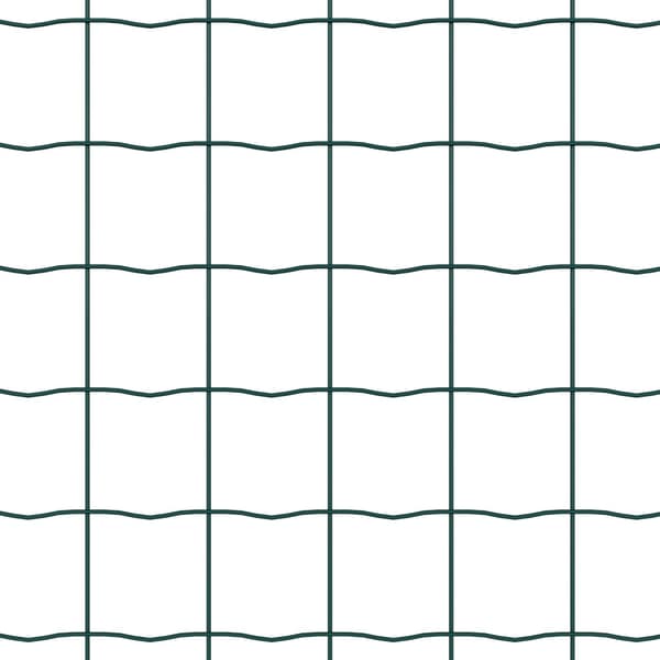 Stängsel med stolpe Grön 1 x 10 m Stål