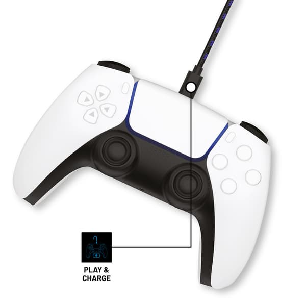 Stealth SP-C10 V 3m Twin Play & Charge Cables for PS5
