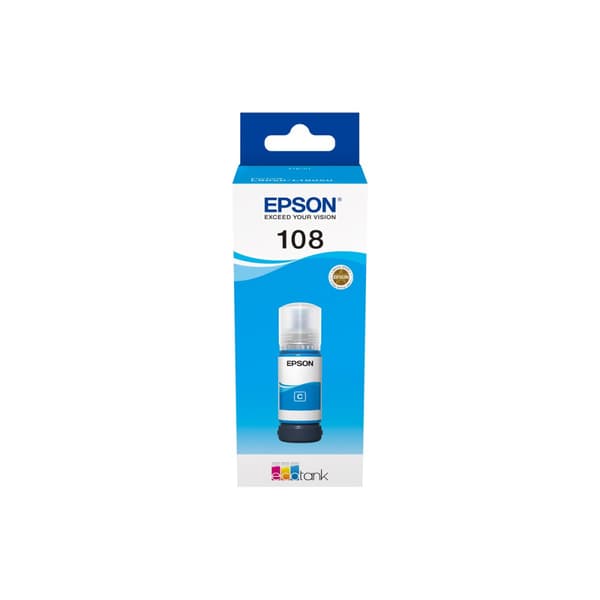 Epson EcoTank 108 - cyan - original - påfyllnadsbläck