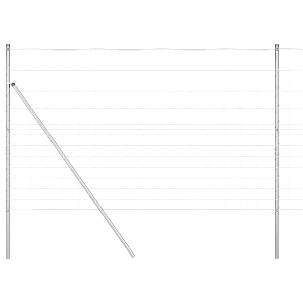 Stängselstolpe Galvaniserad 25 x 1,5 m Stål