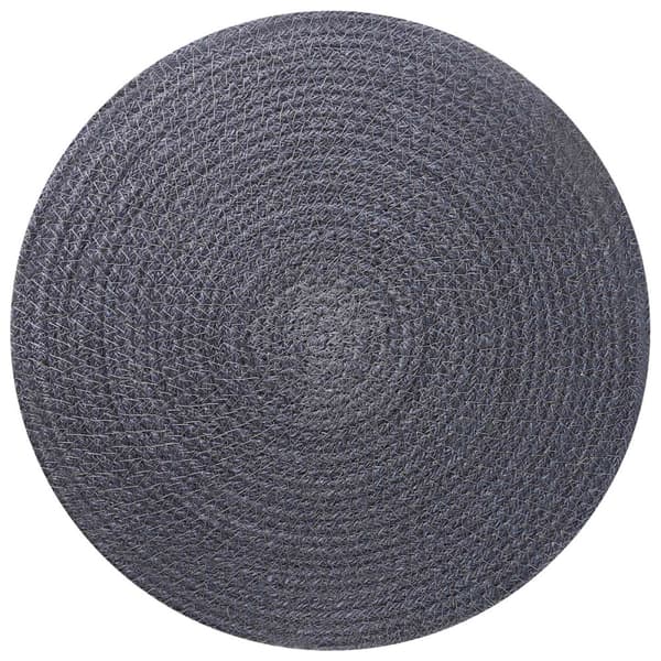 Jute Placemats 12 st Mörkgrå 100% Tossa Jute