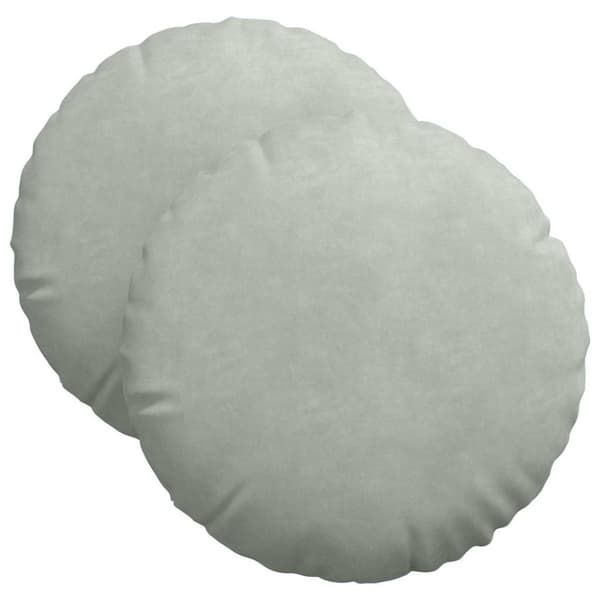 Sittkuddar 2 pcs Ljusgrå Ø 40 x 13 cm Sammet