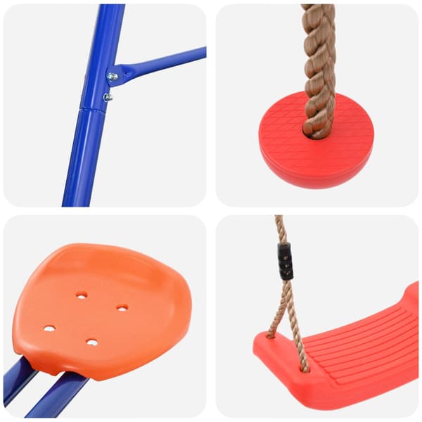 Utegunga set Flerfärgsdesign Stål och PE