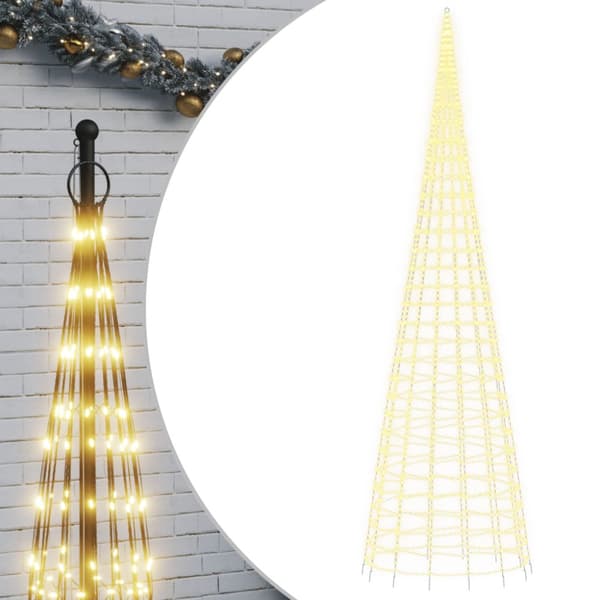 LED julgran 3000 LEDs varmvit 800 cm