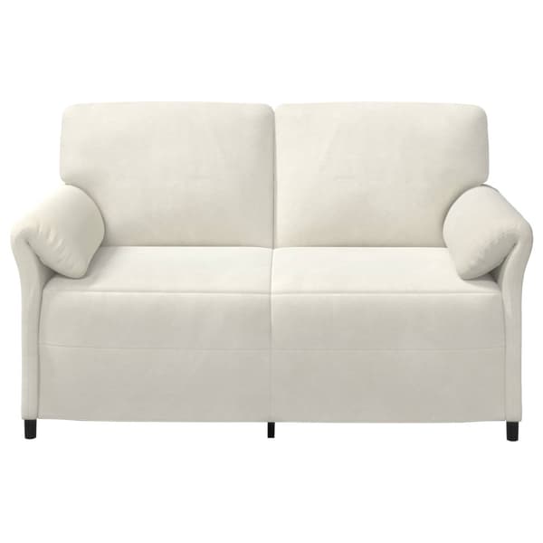 2-sits soffa Gräddvit 158 x 83 x 95 cm Sammet