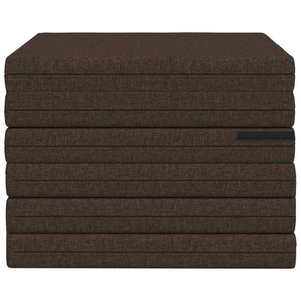 Fällbar Soffbed 140 x 67 x 45 cm Taupe