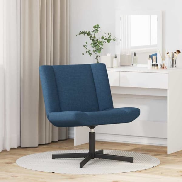 Skrivstol Blå 63 x 75 x 76 cm tyg