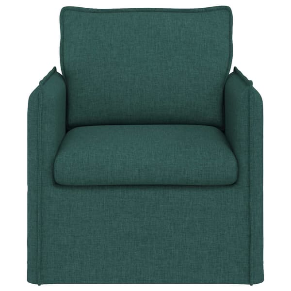 Soffa Mörkgrön 195 x 82 x 85 cm tyg