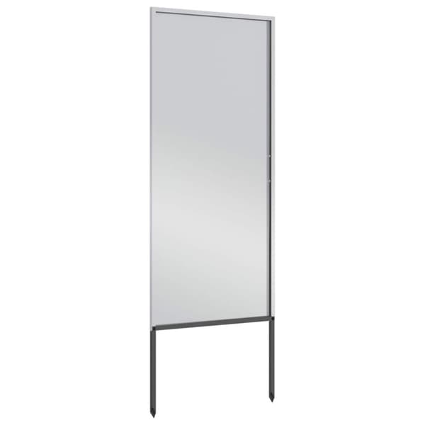 Trädgårds integritetsskärm Silver 50 x 140 cm Galvaniserat stål