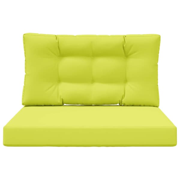 Utomhus Soffa Kudde 2 pcs Grön Polyester